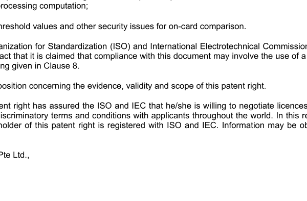 ISO IEC 24787:2010 pdf download – Information technology — Identification cards — On-card biometric comparison